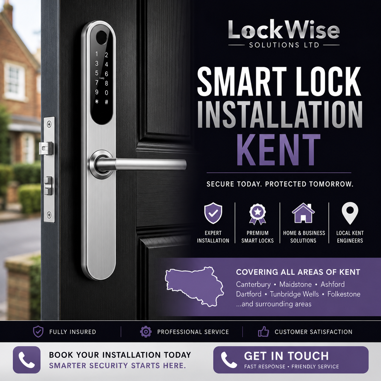 Smart Lock Installation Service — Kent (Local)