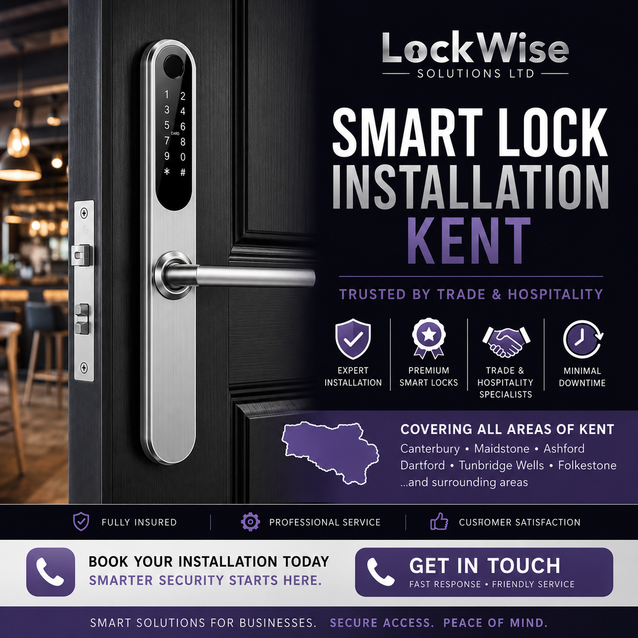 Bulk Smart Lock Installation — Kent (Trade & Hospitality)