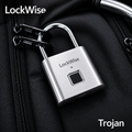 LockWise Trojan Smart Fingerprint Padlock – Keyless & Rechargeable