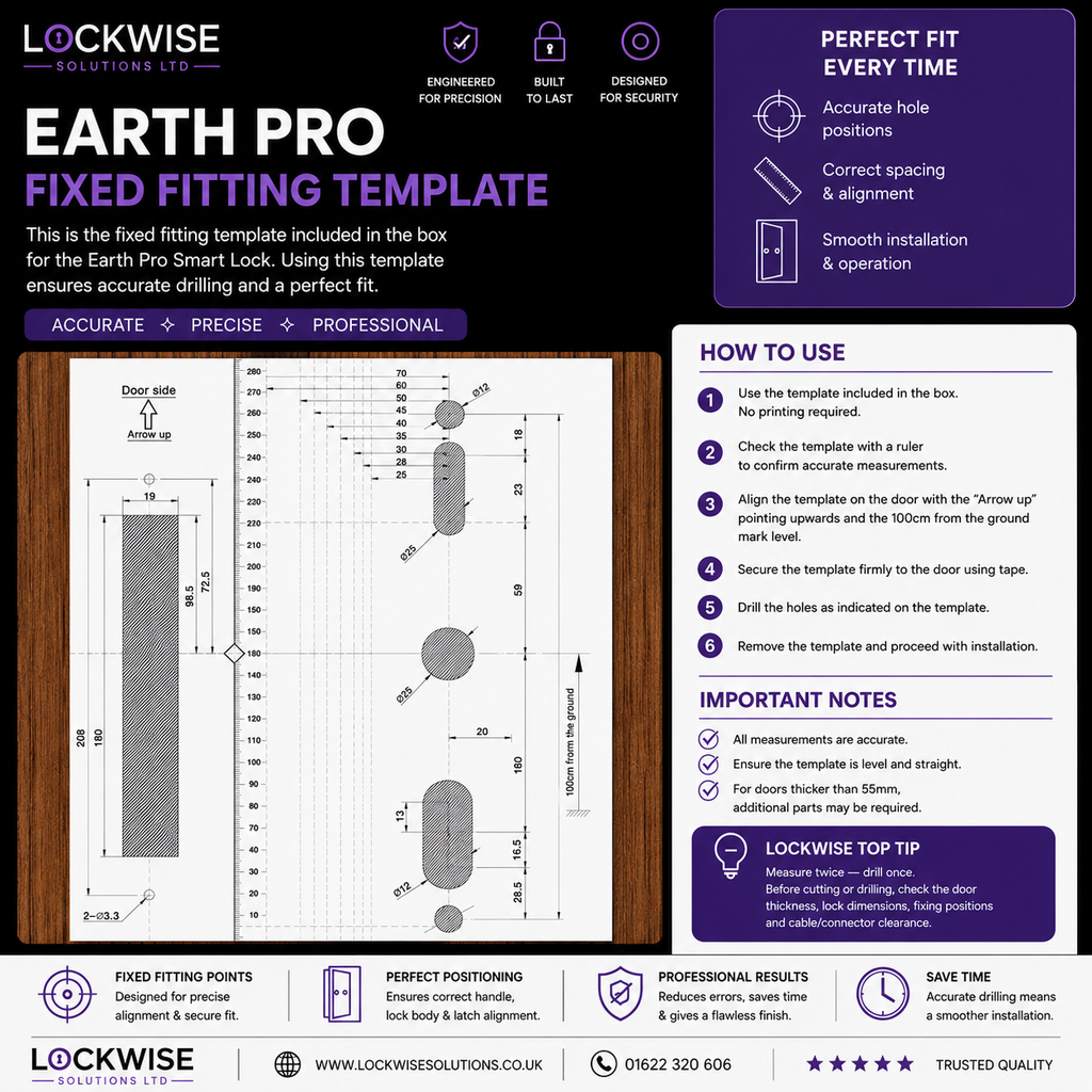 LockWise Earth Pro Smart Door Lock with Camera UK
