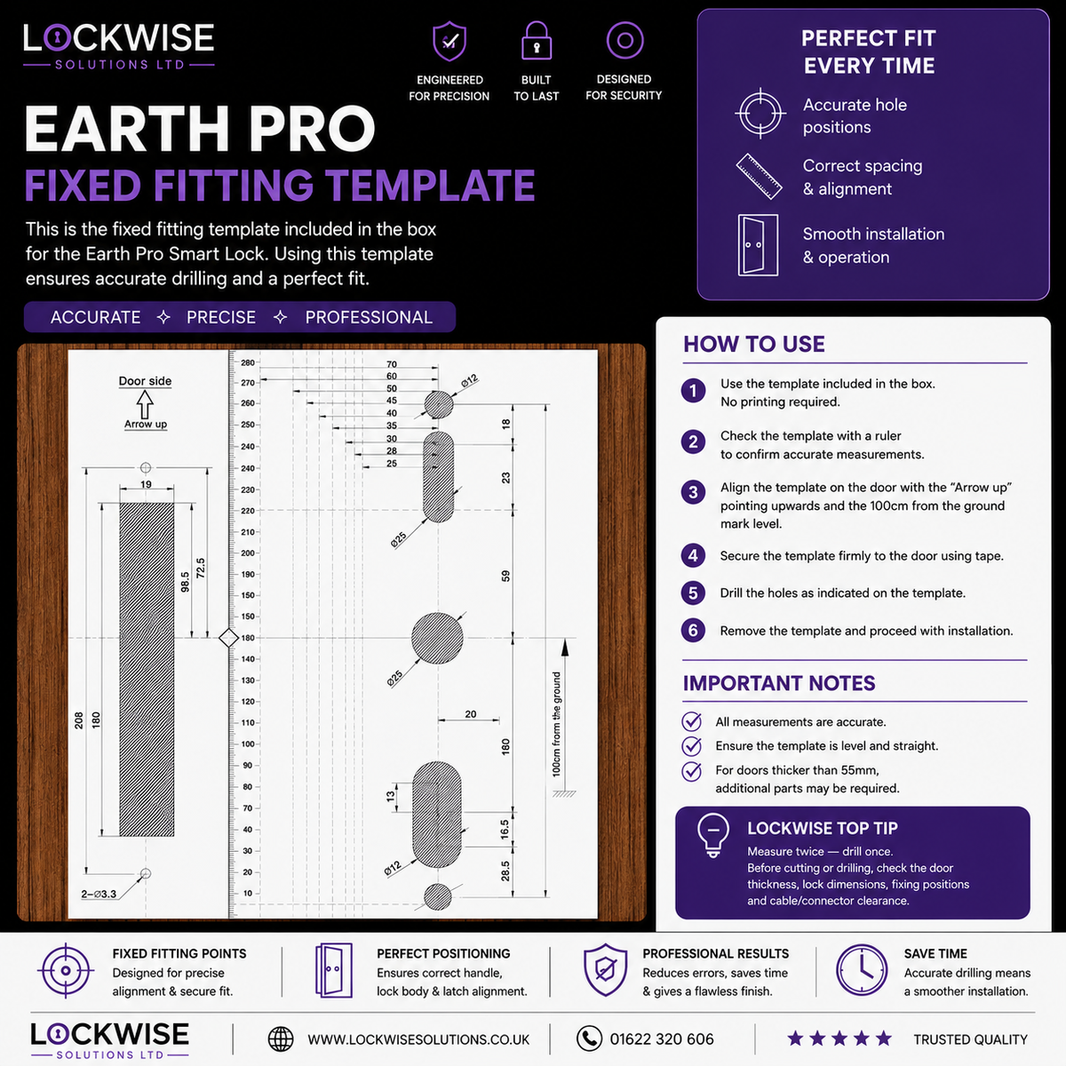 LockWise Earth Pro Smart Door Lock with Camera UK
