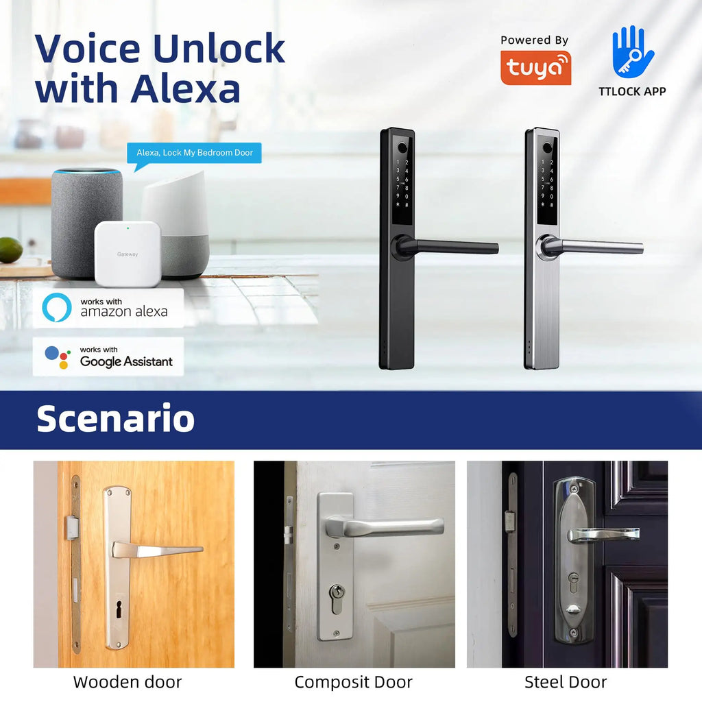 LockWise Venus Smart Door Lock | Fingerprint & Keyless Entry