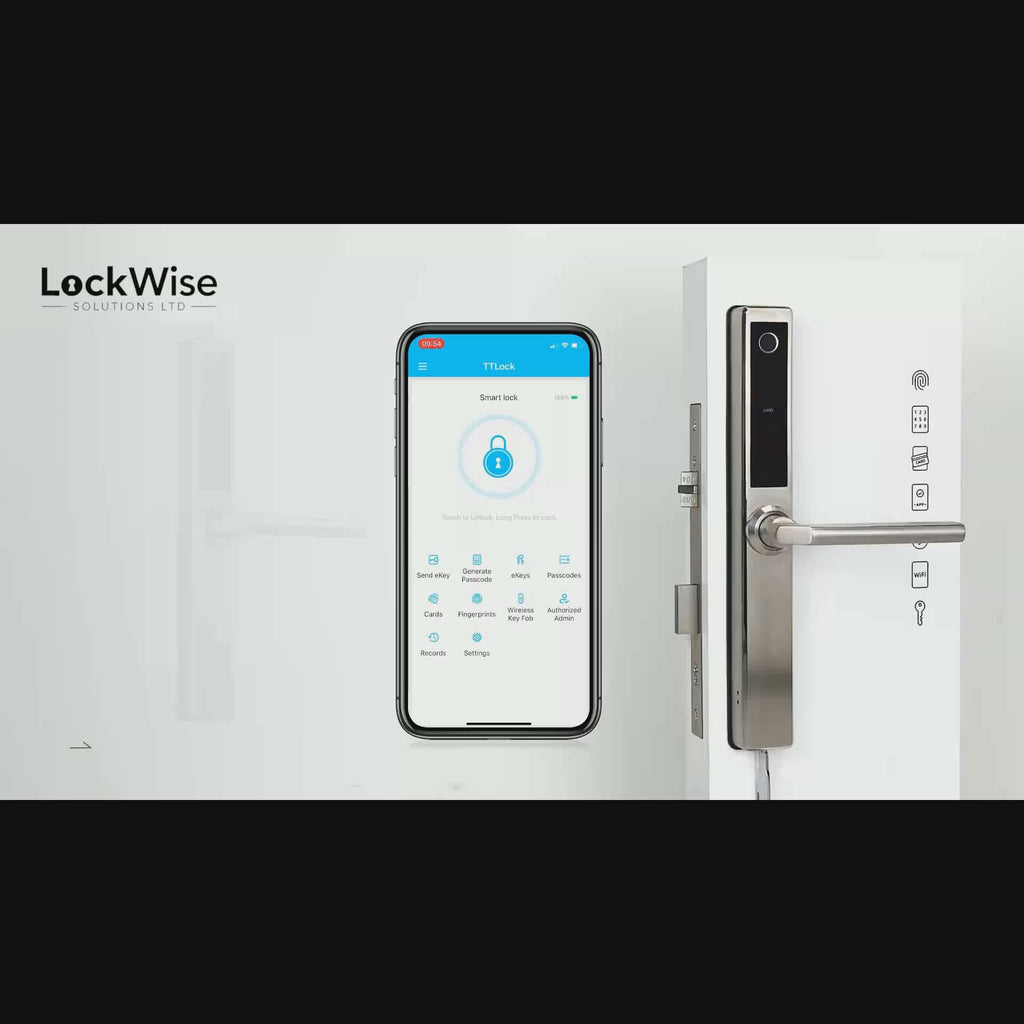 LockWise Venus Smart Door Lock | Fingerprint & Keyless Entry